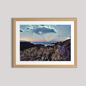 Nature Landscape Photography, Digital Illustration, Lake Tititcaca, Bolivia, Travel