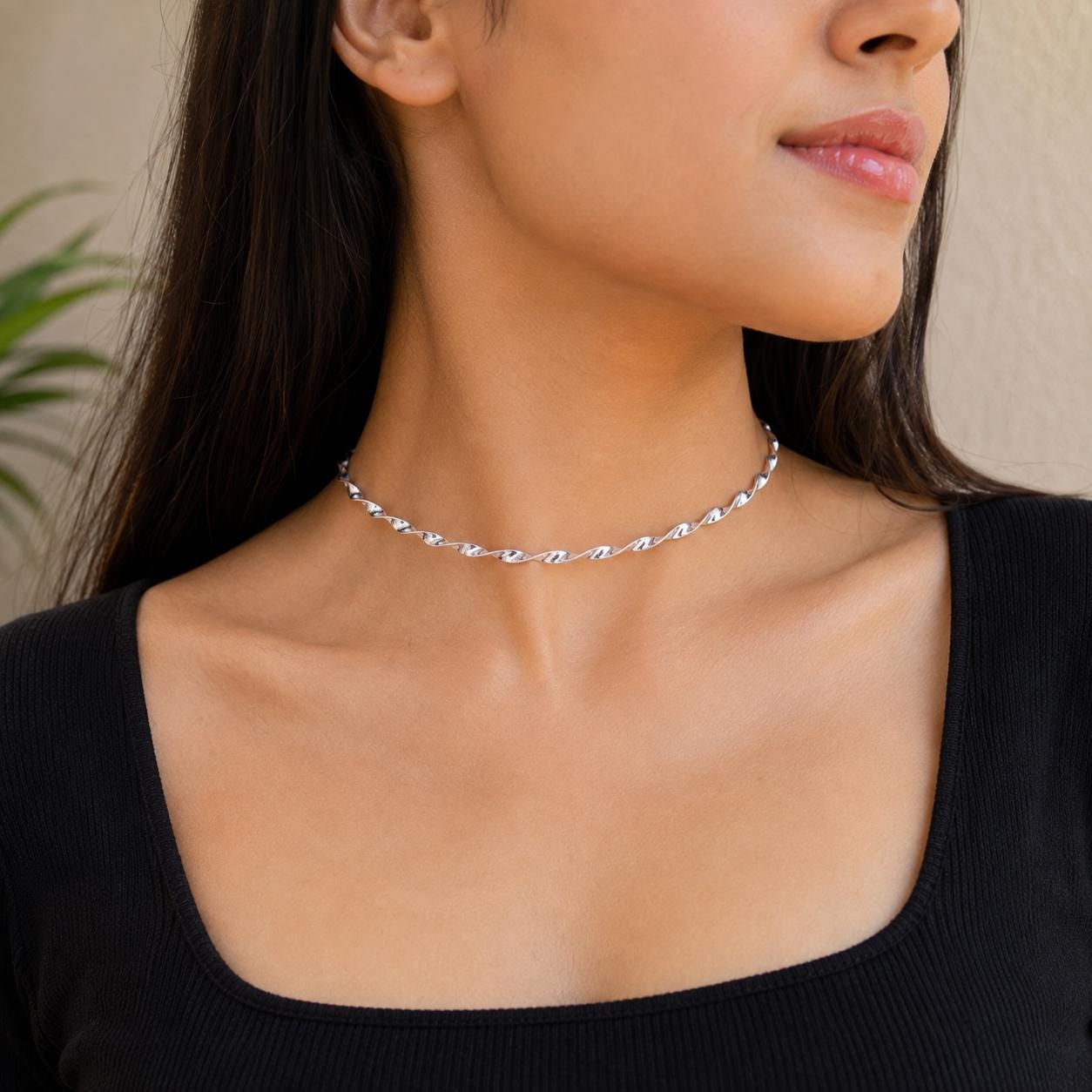 Silver Chokers - Etsy