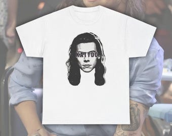 ハリー・スタイルズのロングヘア時代、Kattdo Tシャツ、Together Togetherグラフィックシャツ、ポップミュージックコンサートグッズ、ファンギフト