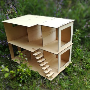 Modern Wooden Apartments Dollhouse DIY Kit Type III Scale 1:12