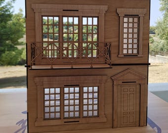 ビクトリア朝のドールハウス、木造住宅、ゴシックハウス、DIY ドール