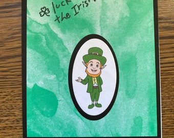 Humorous St Patrick’s Day Leprechaun Card