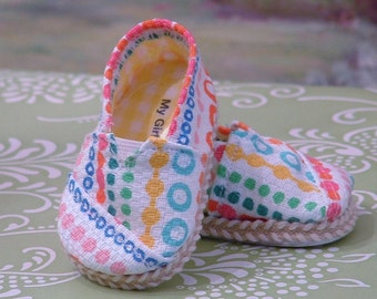 Colorful Tom Style Shoes for American Girl Doll