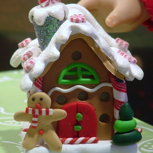 Gingerbread House for American Girl Dolls Etsy