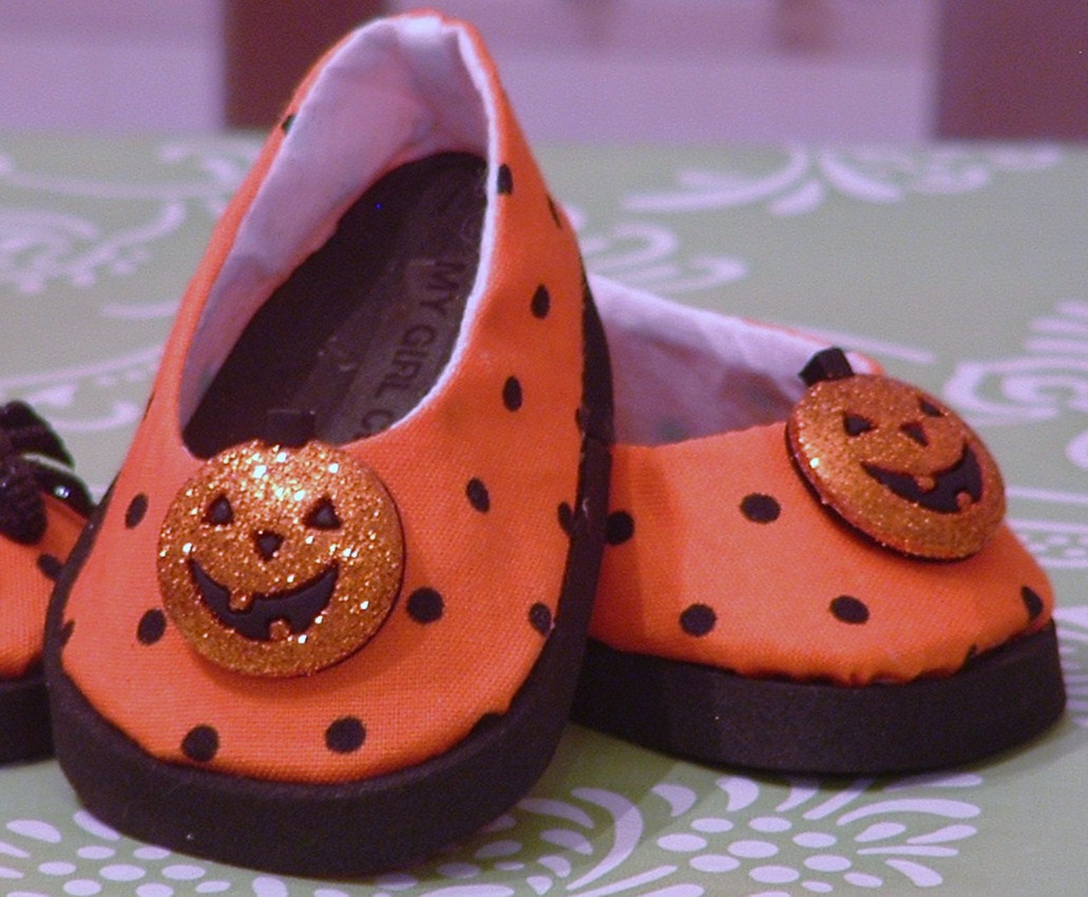 halloween ballet flats for american girl dolls