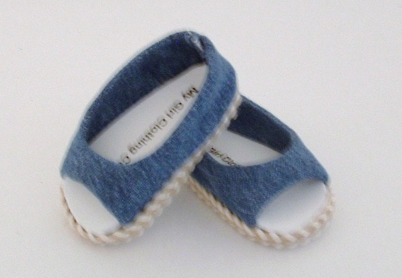 denim open toe shoes