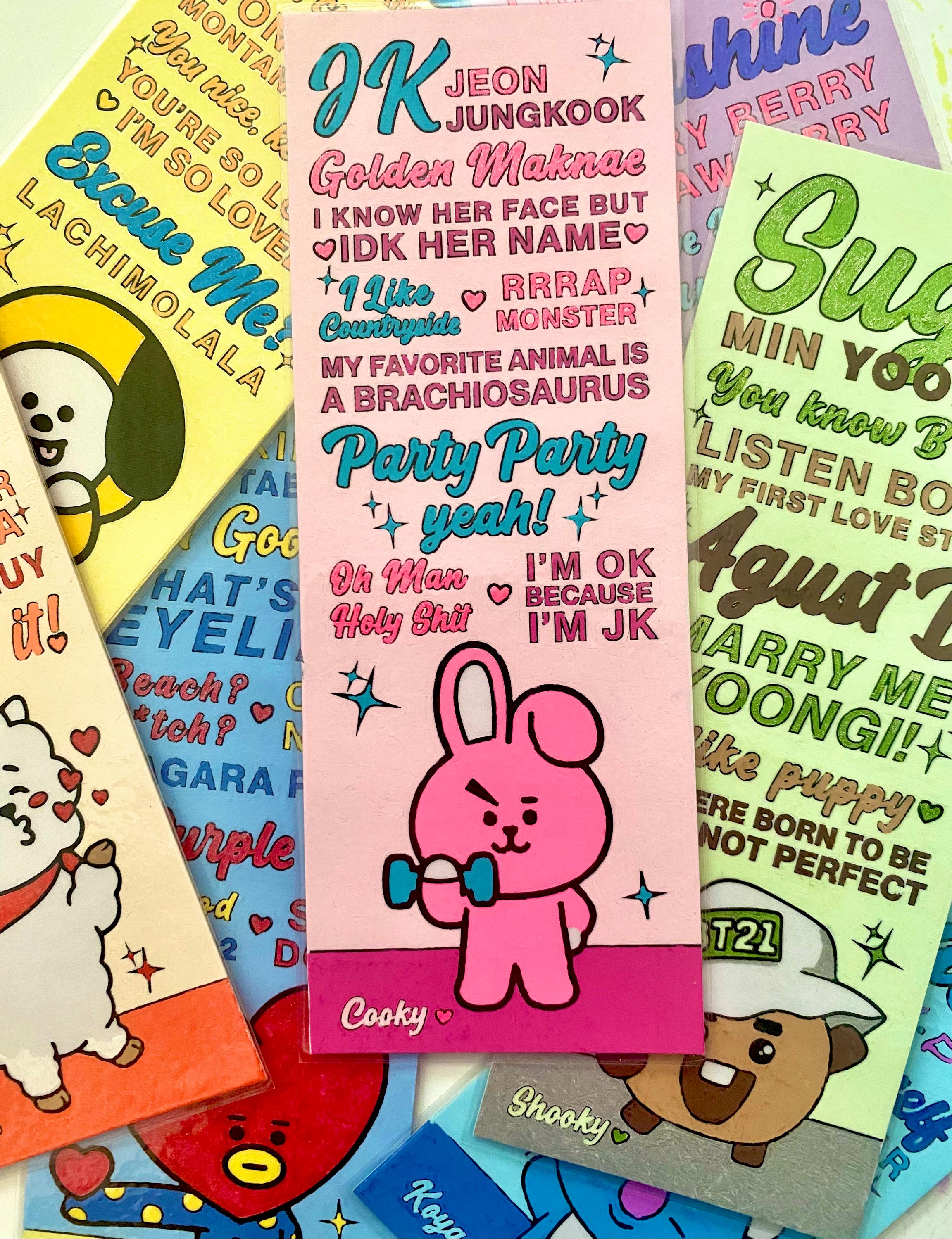 Bt21 Bookmark - Etsy