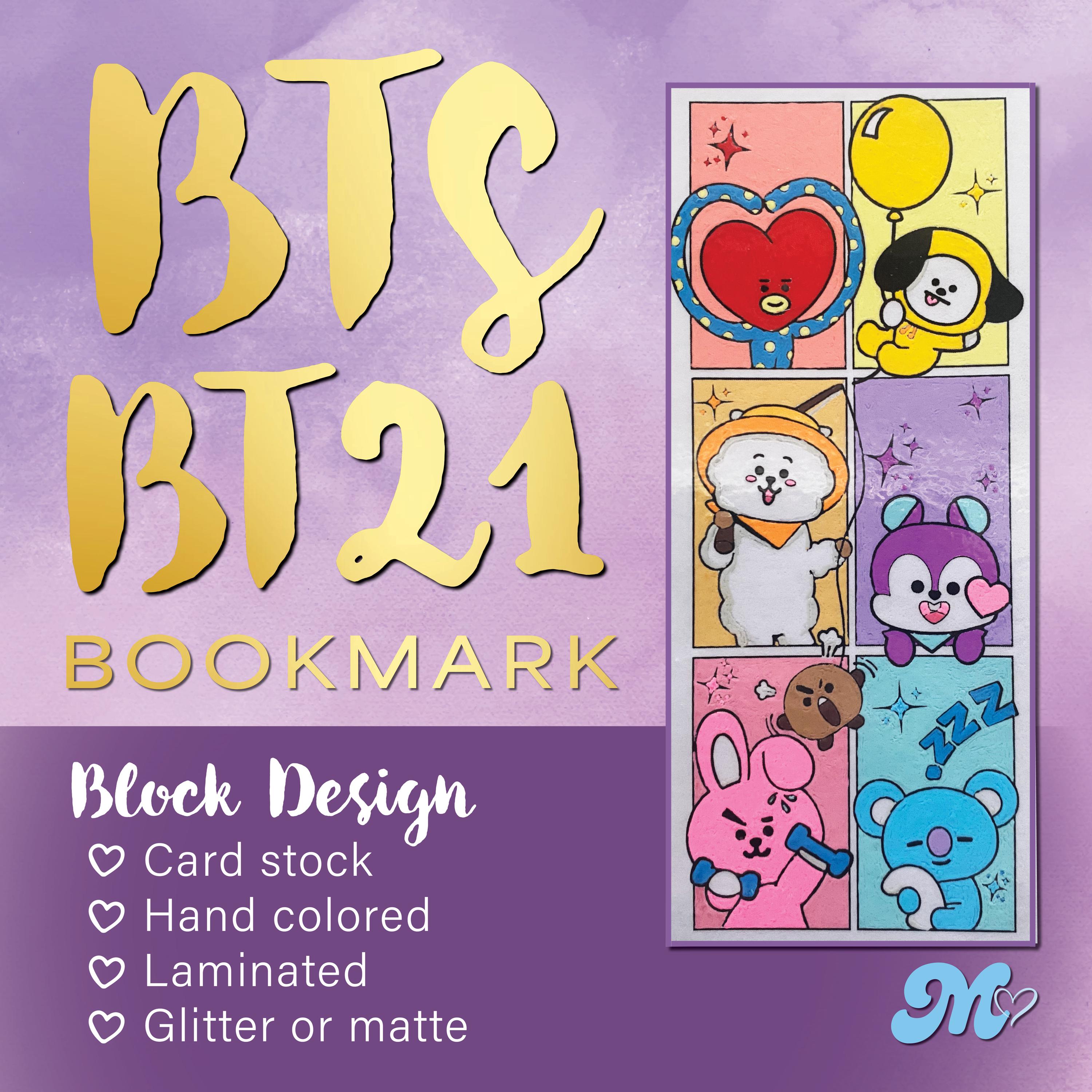 Bt21 Bookmark - Etsy