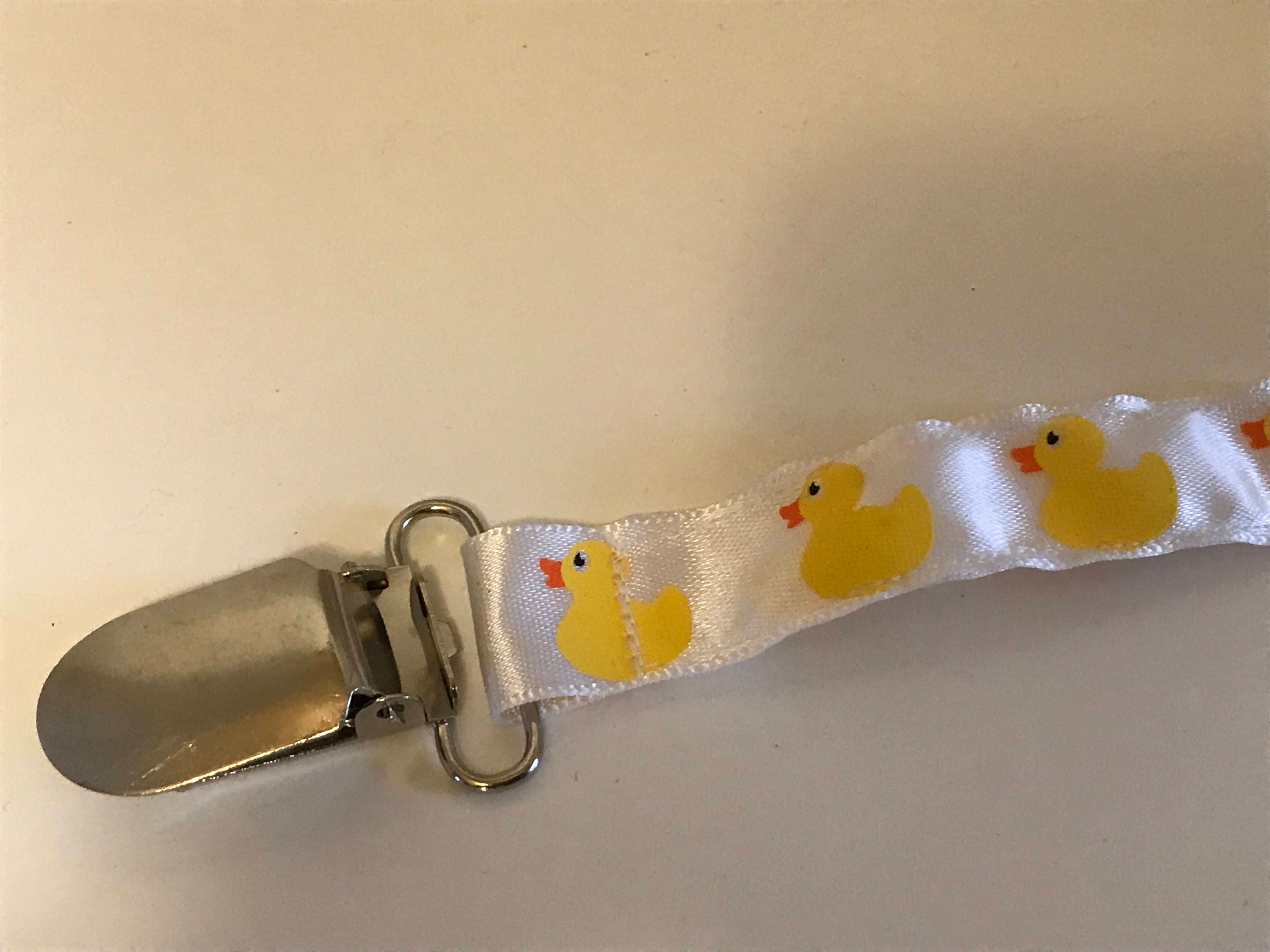 Ducks pacifier holder clip BR2 Etsy