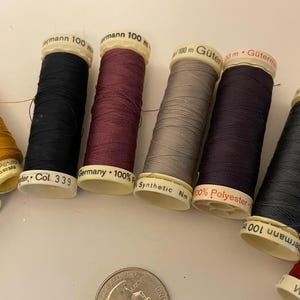 Mix Thread Spool 10 Spool Mix of Gutermann Thread (BR6) - Etsy