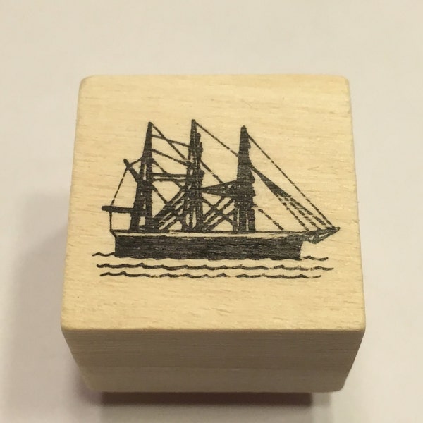 small ship rubber stamp, 22 mm (BB4/19)
