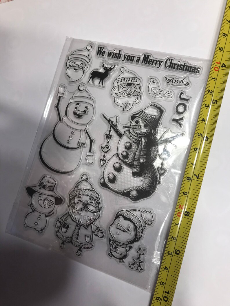 Clear Stamp Snowman – Transparenter Stempel Mit Schneemann-Motiv Von Nellie's Choice (CT034)