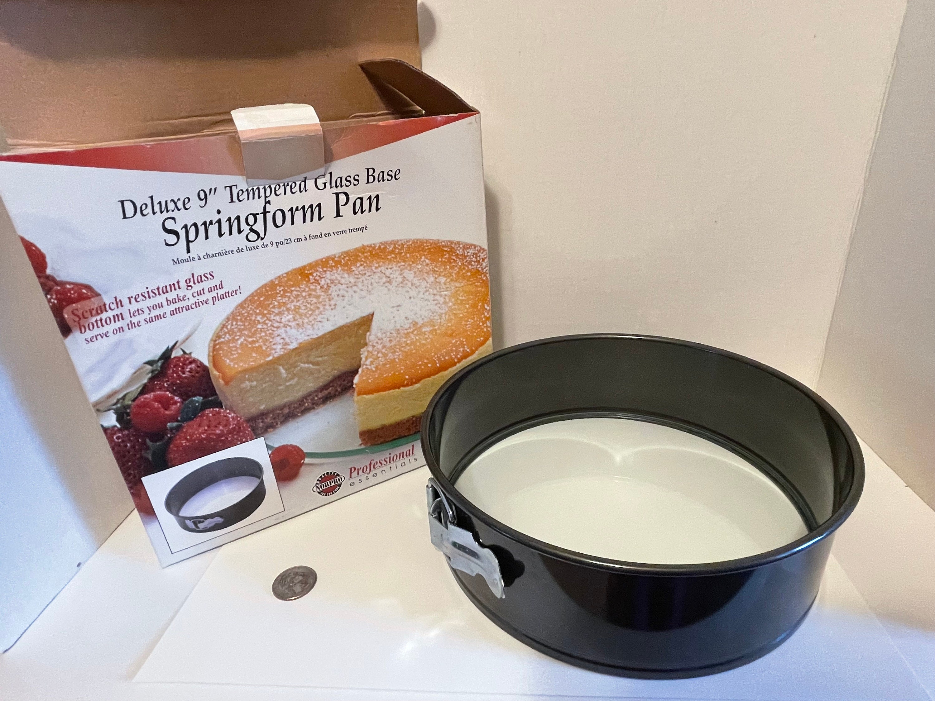 9 Inch Springform Pan, Nonstick Bundt Pan, Heavy Duty Cheesecake