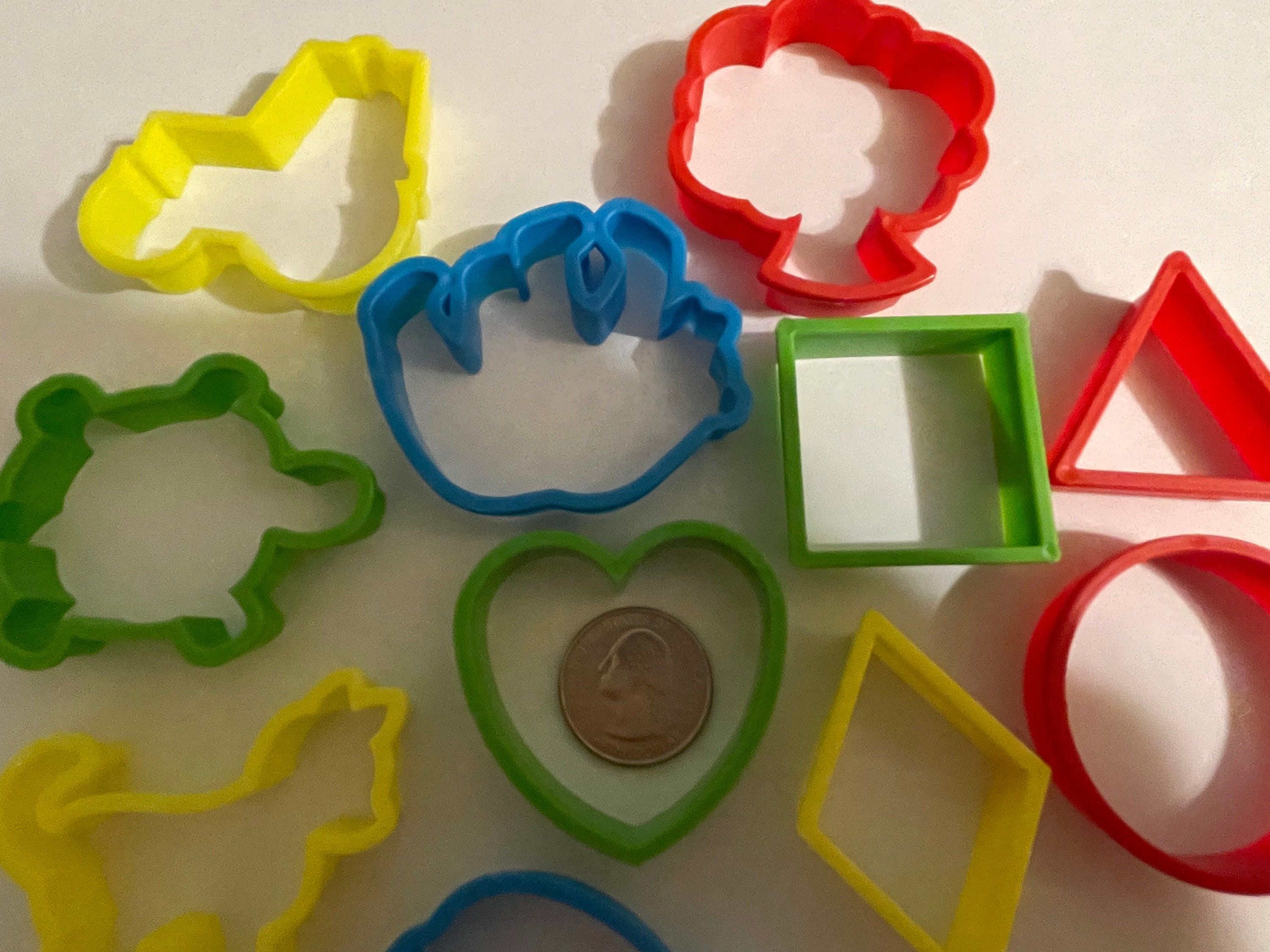 11 count small plastic cookie cutter set 2 inch LR1 Etsy