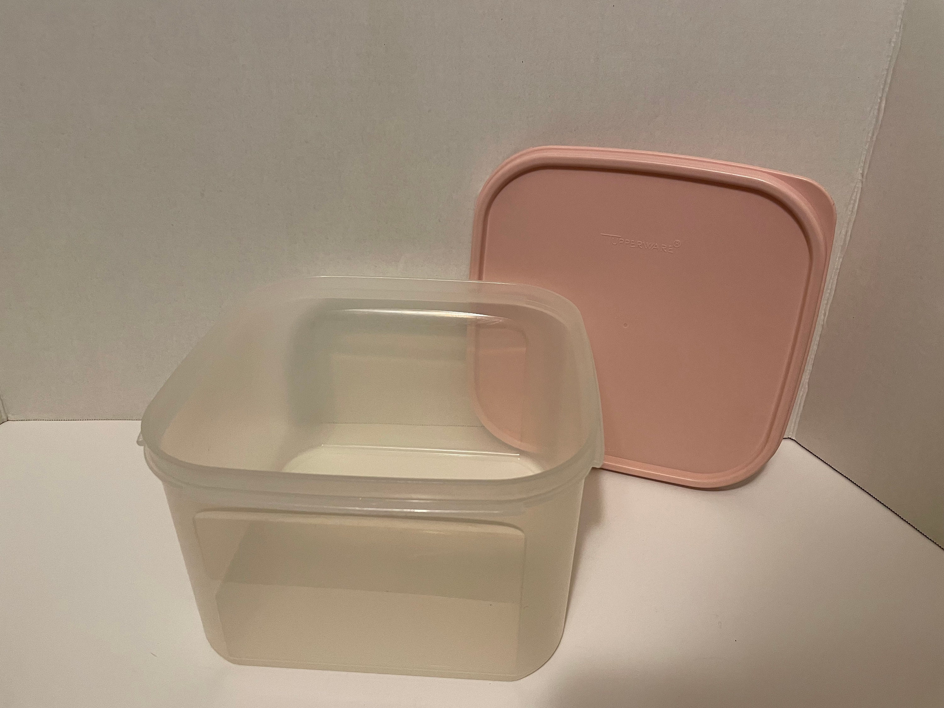 Tupperware Modular Mates Square Replacement Seal Red Lid Only