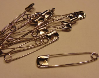 15 safety pins, 2 inches (BR5)