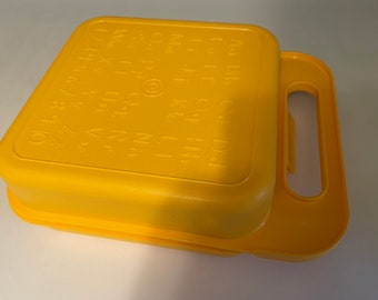 Vintage Tupperware Lunch Tote, Pack N Carry Lunch Box, Preowned 