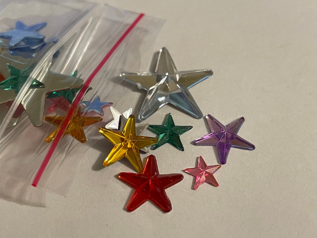 Star Rinstones 30-piece Assorted Star Rhinestone Acrylic Mix, 8 - 25 Mm (S7) - Etsy