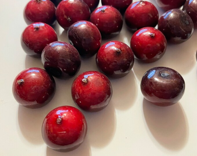 30 Count Plastic Coated Cranberries, Decor, Filler, Embellishment, 20