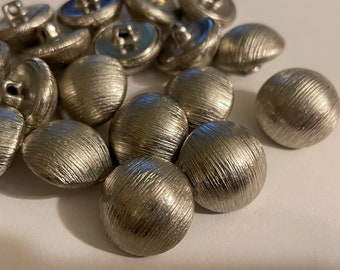 8 Metallknöpfe, Vintage, 17 mm (B4)