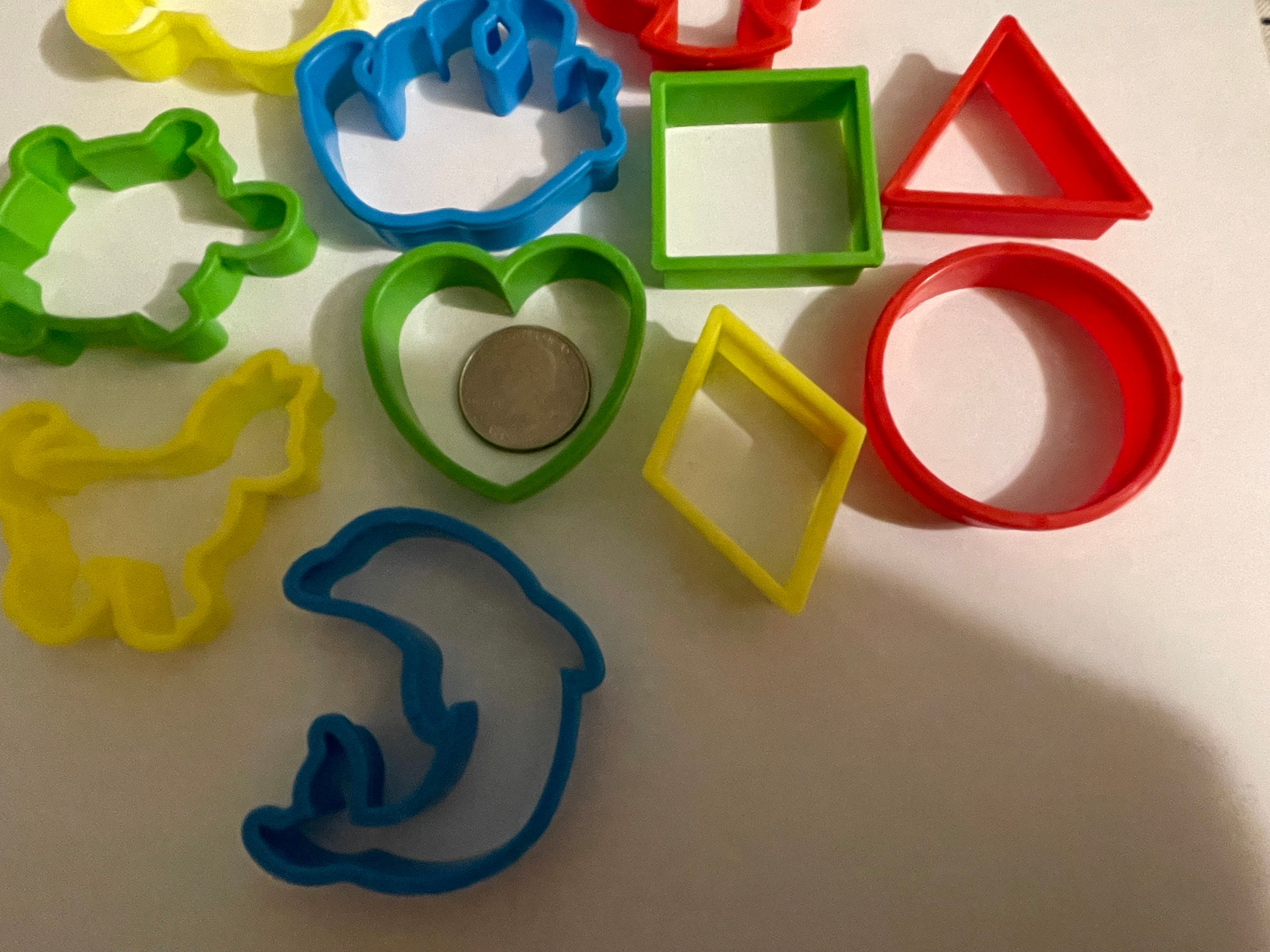11 count small plastic cookie cutter set 2 inch LR1 Etsy