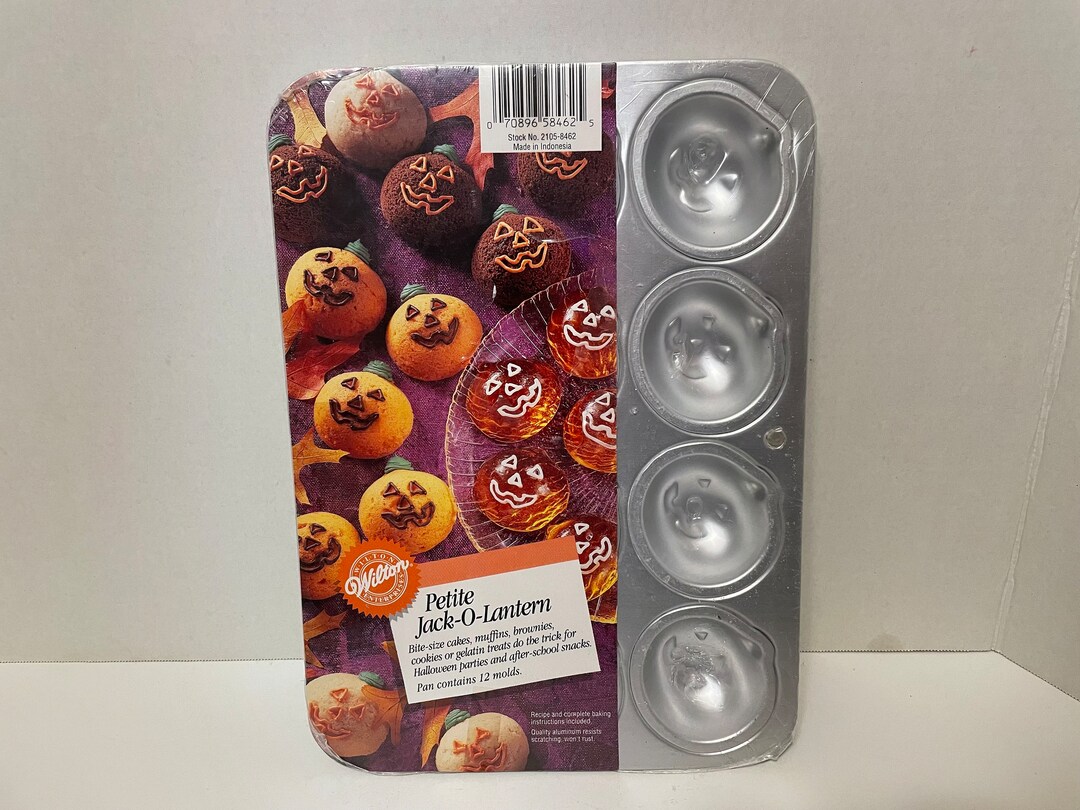 Halloween Cake Pan Petite Jackolantern About 2 Inches Etsy