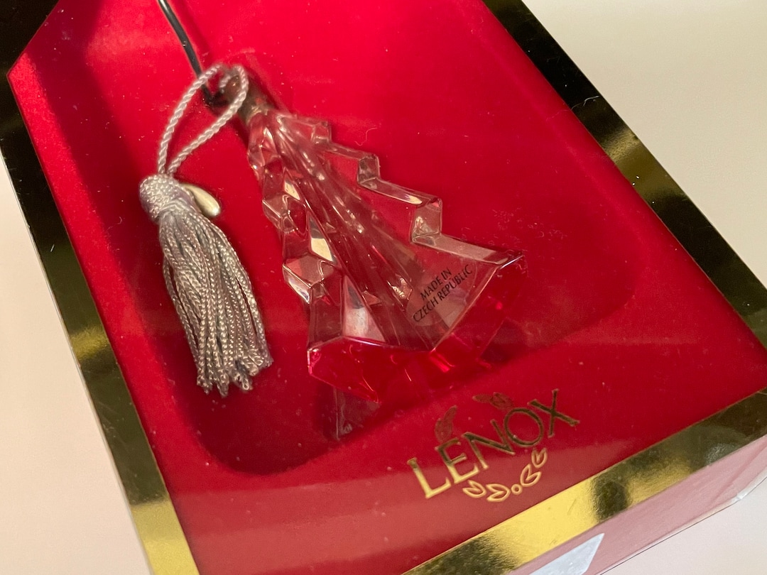 Lenox Christmas Tree Light up Ornament Collectible in Origanal Box Etsy