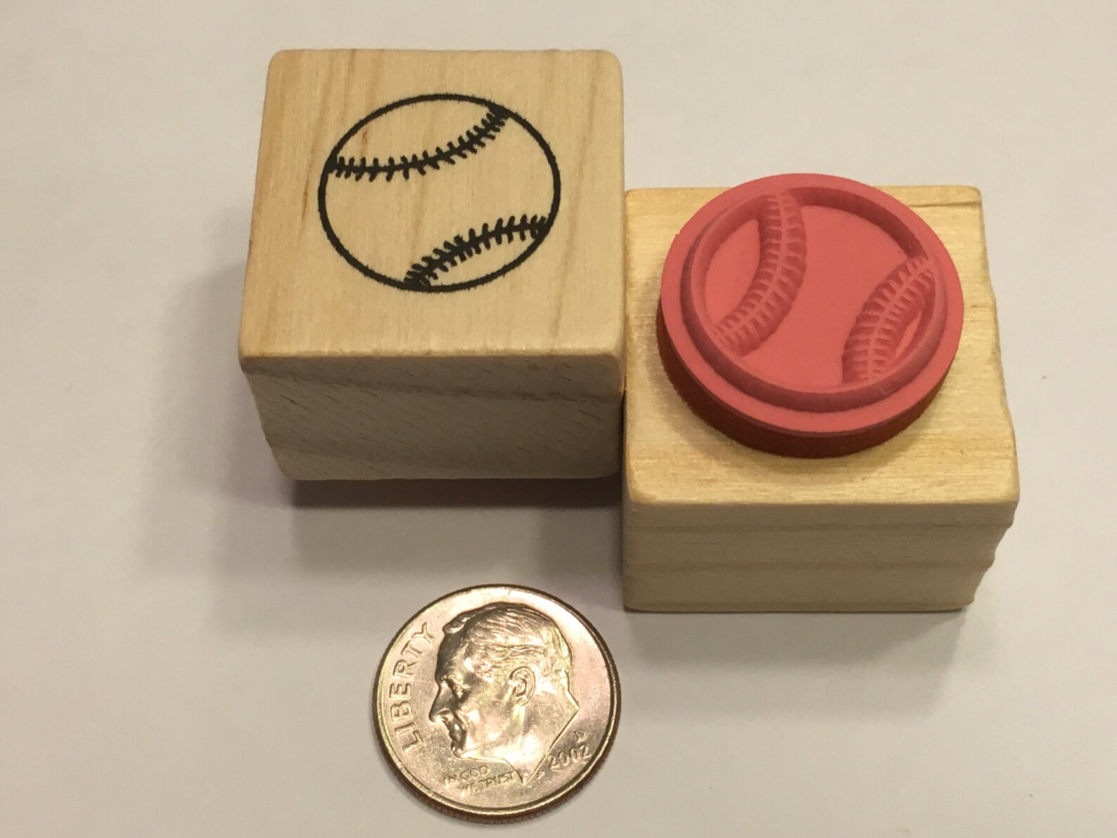 Small baseball rubber stamp 17 mm BB4/7 Etsy