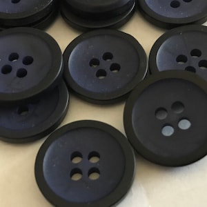16 Count Navy Blue Vintage Resin Buttons, 18 Mm AA4 - Etsy