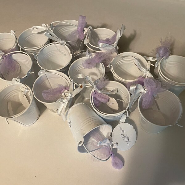 Metal Buckets for Wedding Etsy