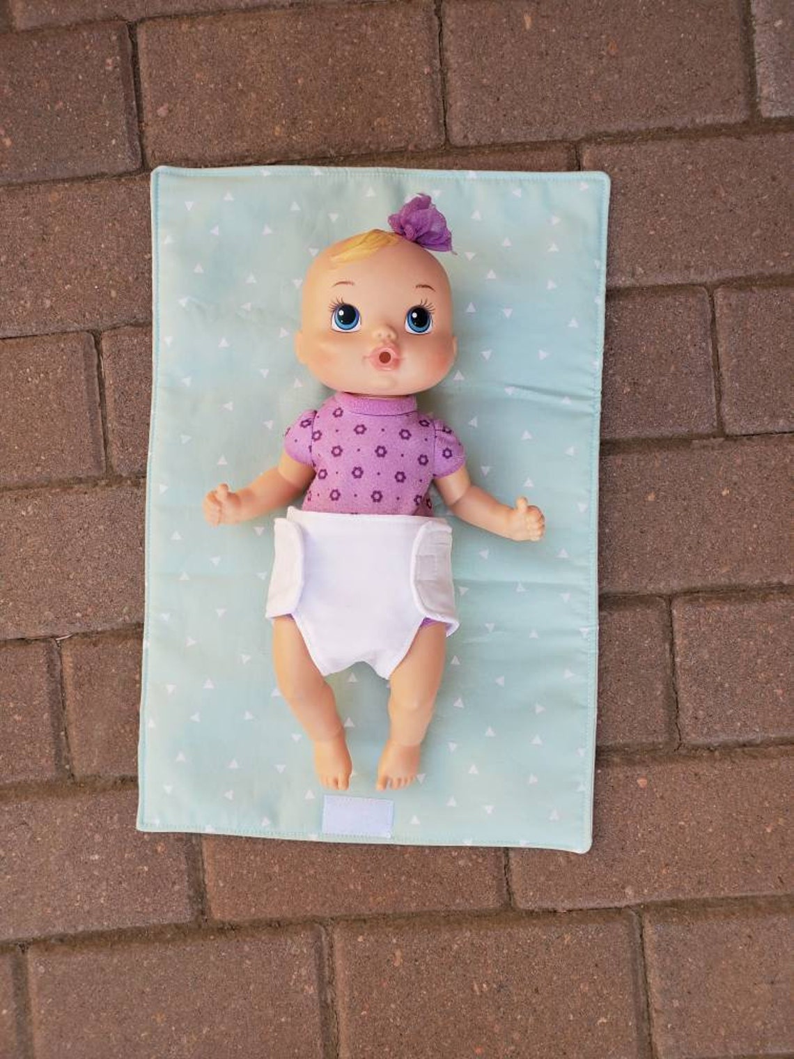 Baby doll Changing Pad 12in x 18in Etsy