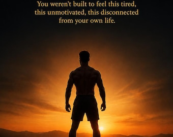 Natural Energy & Vitality Guide for Men | Testosterone Support  | 30 Day Reset Plan | Mens Health
