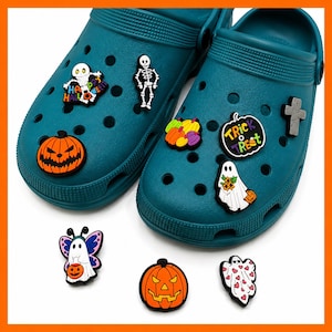 Halloween Character Shoe Charms, Spooky Shoe Accessories, Trick or Treat Charms, Halloween Gift, Popular Theme Park