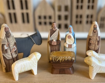 Pre Order Nativity of Our Lord Wood Figures