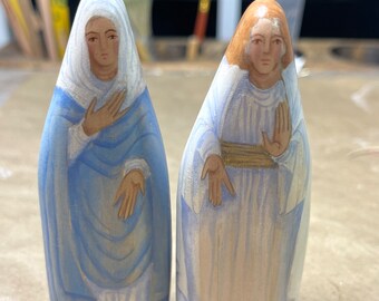 The Annunciation of Mary - Wood Figures Only