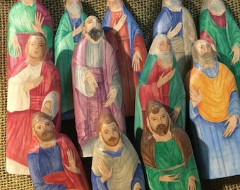 Pre order Jesus and His Apostles Wood Figures