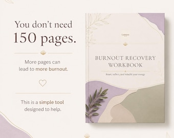 Burnout Recovery Workbook | Self Care Planner (Digital Download) Updated