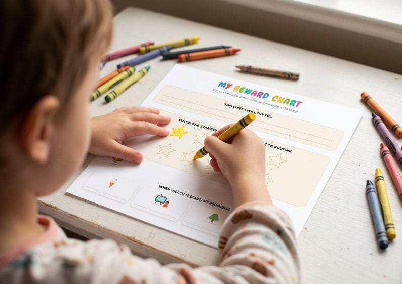 Routine Weekly Planner Editable Chore Chart for Kids, Printable ...
