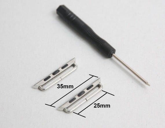 Apple Watch Band Adapter Kit: 45mm/44mm Stainless Steel (Buy 1 Get 1 Free)