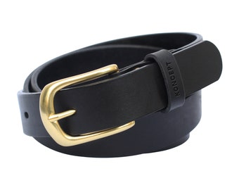 Personalized Leather Belt (Free Cable Organizer)