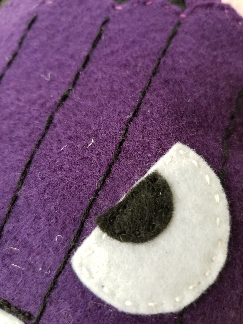 plushie bat toy cupcake Pillow goth toy hand sewn toy bat pillow handmade toy decrotive pillow plushie cupcake plush embroidery