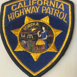 Vintage California Highway Patrol Shoulder Patch