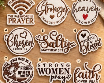 Bible Verse Embroidered Patch, Boho Christian Faith Iron On Badge, Religious Gift