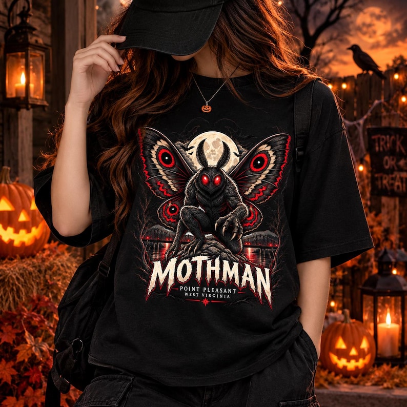 Problem Tree Visual Layout Mothman PNG, Cryptid Graphic, Gothic Red Eyes Design, Halloween Shirt ...
