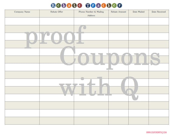 items-similar-to-rebate-tracker-sheet-on-etsy