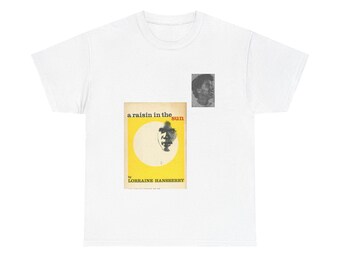 Camiseta com a capa do livro "A Raisin in the Sun" | Camiseta literária de Lorraine Hansberry