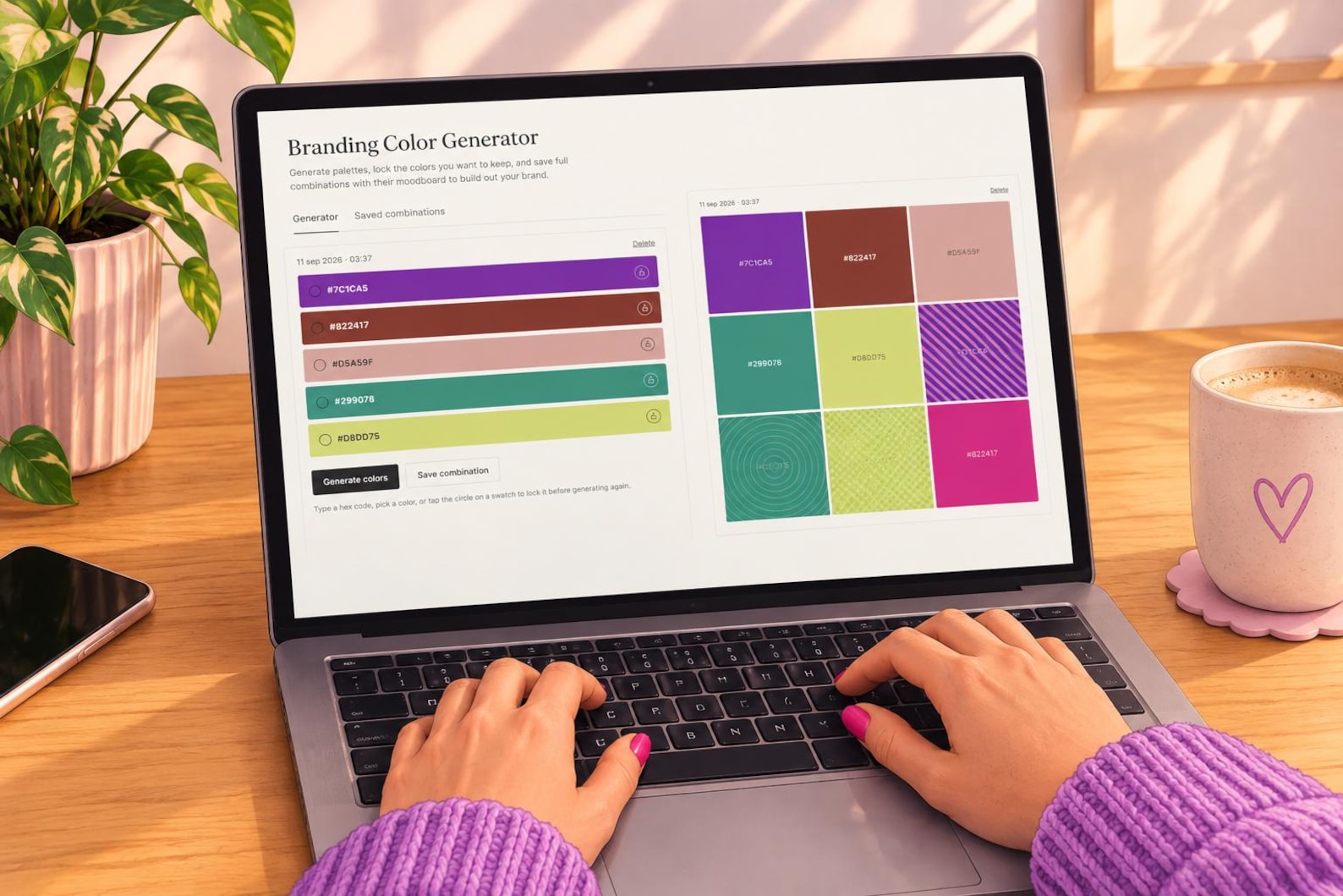 Branding Color Generator | Color Palette Maker for Your Brand | Create ...