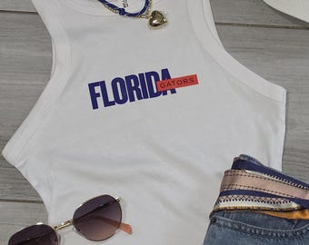 Florida Gators dames racer tanktop UF Universiteit van Florida, onofficiële fanartikelen