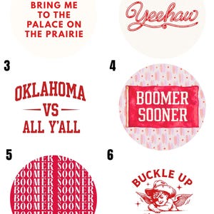 OU Sooners 3-Inch Pin-Back Button: Game Day Accessory