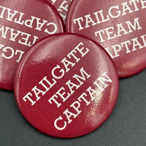 College Gameday pinback button school spirit tailgate Oklahoma graduation gift custom team captain